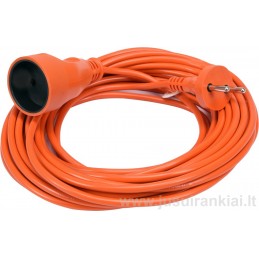 Elektros prailgintojas 10m, 220V, 2x1mm², VOREL Y-82671