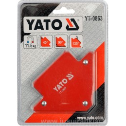 Laikiklis 82x120x13mm. magnetinis 11,5kg YATO YT-0863