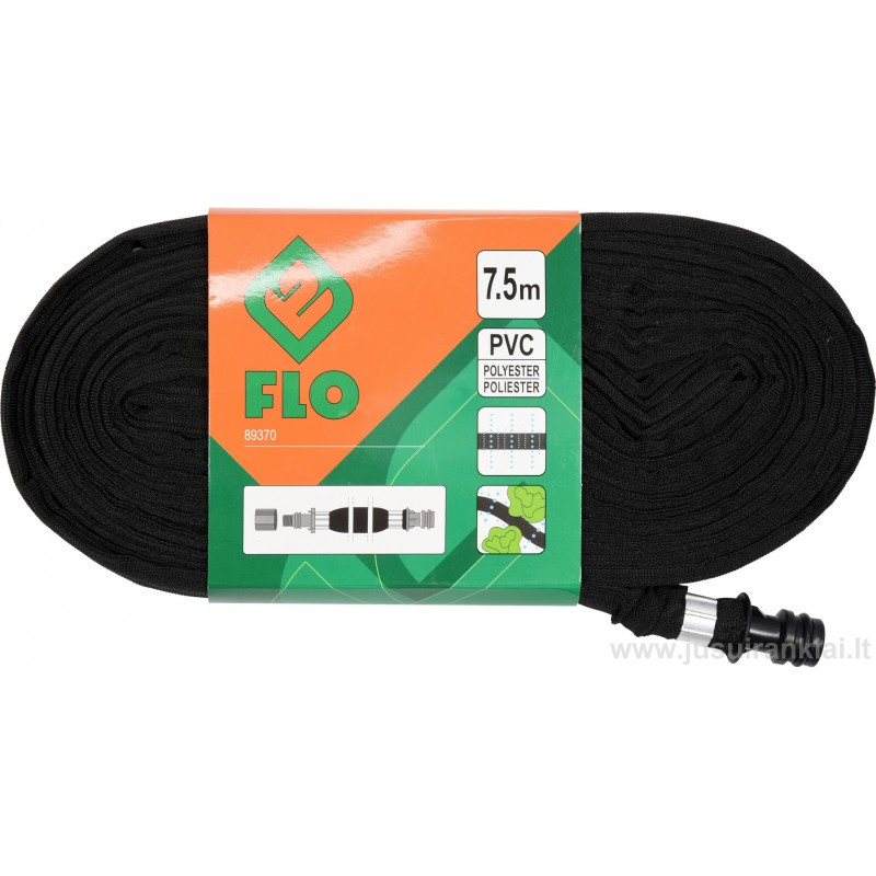 Žarna 7,5m laistymui lašalinė, PVC FLO-89370