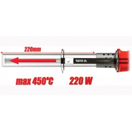 Termopeilis putų plastui 220W YATO YT-82190