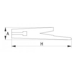 Plaktukas stogdengiui 600g. 318mm. YATO YT-4561