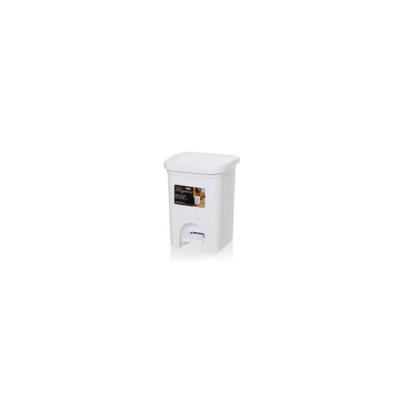 Šiukšliadėžė 6ltr. baltos spalvos Italija 800350730100