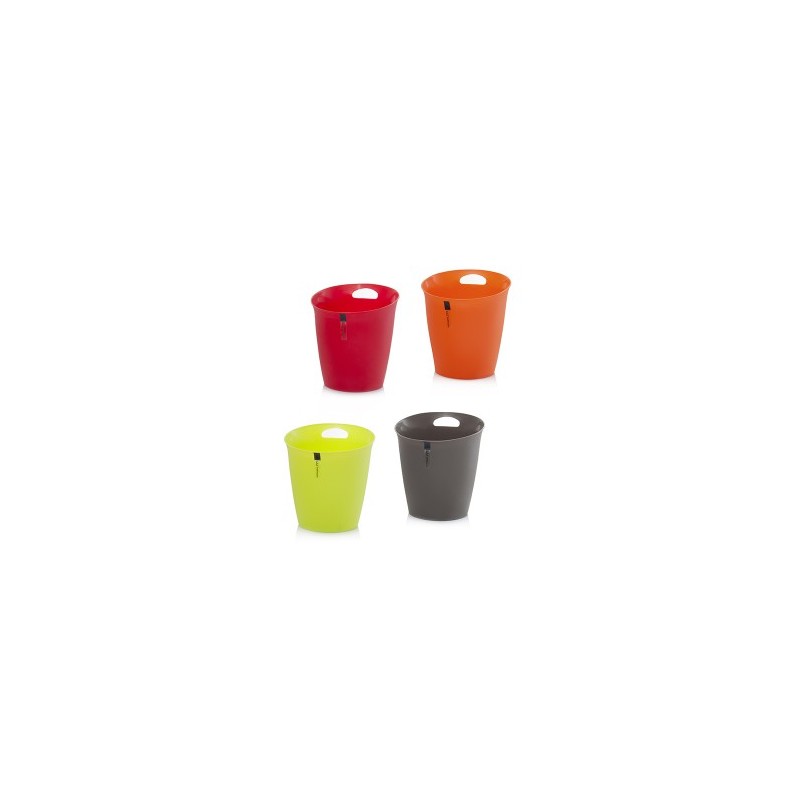 Šiukšliadėžė 24x25,5cm. plastikinė įvairių spalvų HR16428