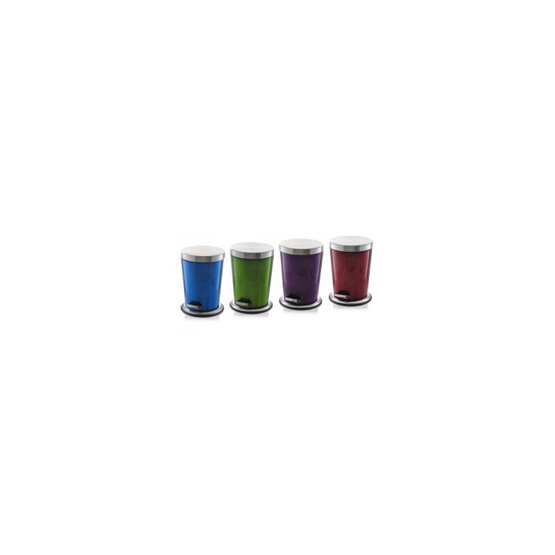Šiukšliadėžė 5ltr. su pedalu, metalinė 871125296237