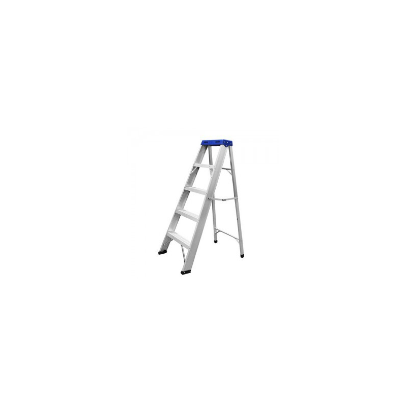 Kopėčios aliuminės 4 laiptelių, 1,24m. daugiafunkcinės max.150kg.