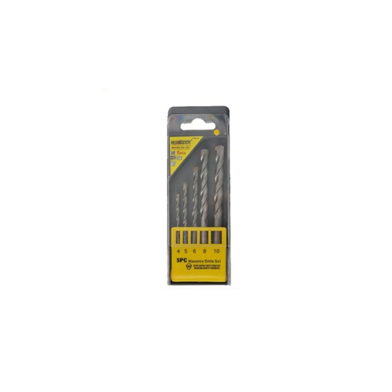 Grąžtai betonui 5vnt. 4-10mm. CROWNMAN 0140115