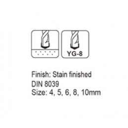 Grąžtai betonui 5vnt. 4-10mm. CROWNMAN 0140115