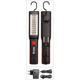 Lempa magnetinė akumuliatorinė 30+7LED 3,6V YATO YT-08505