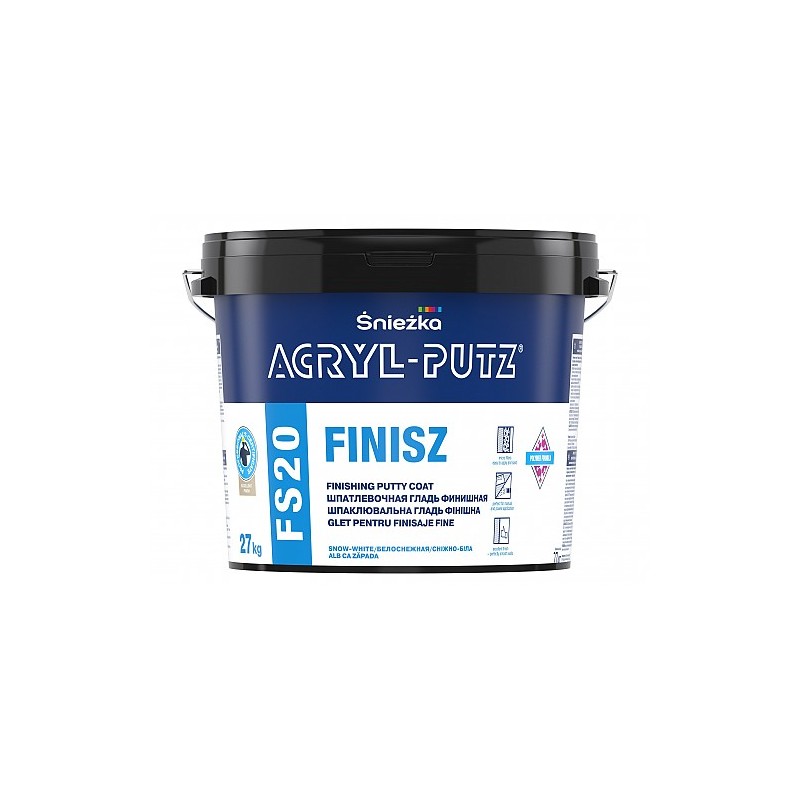 Glaistas-tinkas 1,5kg. AKRYL-PUTZ FINISZ FS20, SNIEZKA