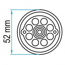 Padas guminis domkratui 52mm