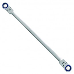 Raktų komplektas 8-19mm. su dvipuse vartoma terkšle BGS 1541