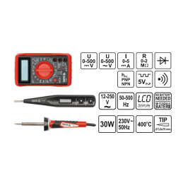 Įrankių rinkinys elektrikui 68vnt. YATO YT-39009