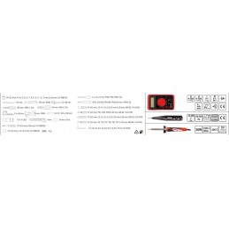 Įrankių rinkinys elektrikui 68vnt. YATO YT-39009