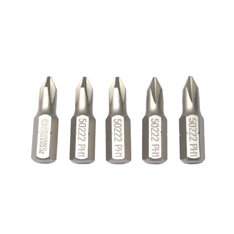 Antgalis PH2x25mm. 1/4", 5vnt.