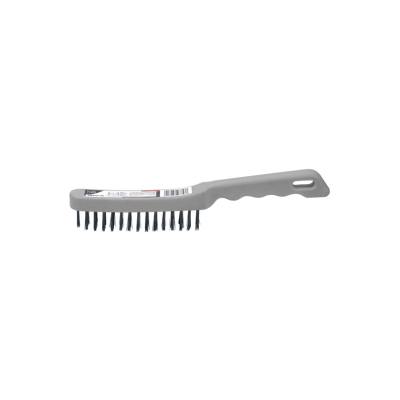 Metalinis šepetys, 5eilių, plastikine rankena YATO YT-6355