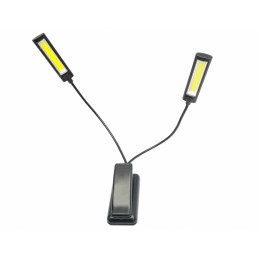 Šviesos diodų šviestuvas su prisegtuku 6W. COB LED, USB