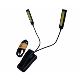 Šviesos diodų šviestuvas su prisegtuku 6W. COB LED, USB