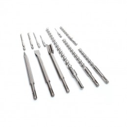 Grąžtų betonui SDS-plus 9vnt. ir kaltų 3vnt. rinkinys KD10206
