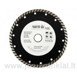 Diskas 180 mm. deimantinis šlapiam-sausam pjovimui YATO 6024