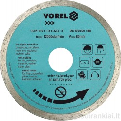 Diskas 125mm. deimantinis šlapiam pjovimui VOREL 08732