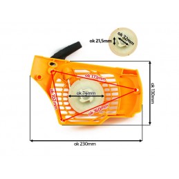 Starteris PARTNER P340S grandininiam pjūklui CZPIL0259