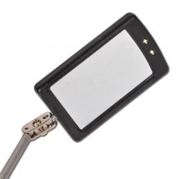 Veidrodėlis su LED lemputėmis ir teleskopine rankena 9302