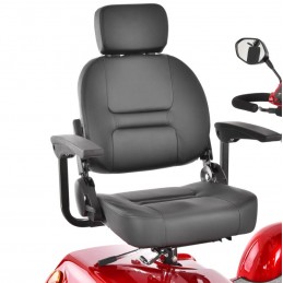 Elektrinis vežimėlis senjorams ir riboto judumo žmonėms 500W HECHT WISE RED/SILVER