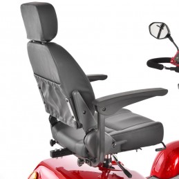 Elektrinis vežimėlis senjorams ir riboto judumo žmonėms 500W HECHT WISE RED/SILVER