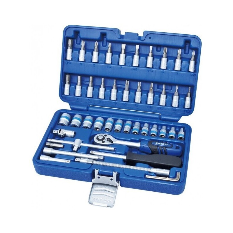 1/4" galvučių rinkinys 46vnt.