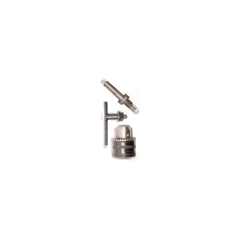 Griebtuvas grąžtui 13mm. su raktu ir SDS+ adapteriu YM601