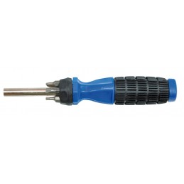 Atsuktuvas gumine rankena su 6vnt. antgaliais (+,-,TORX) VOREL Y-65041