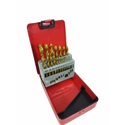 Grąžtų rinkinys HSS-Titan 1-10mm. 19vnt. metalui, medžiui EW0019