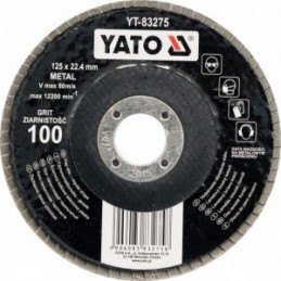 Diskelis šlifavimo lapelių 125x22,2mm. P60 YATO YT-83273