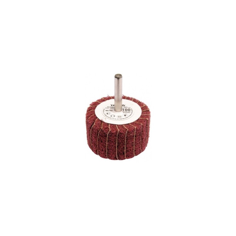 Diskelis šlifavimo lapelių 50x30x6mm. P100 su ašele metalui YATO YT-83391