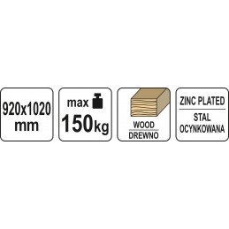 Stovas rąstams sulankstomas YATO YT-79925