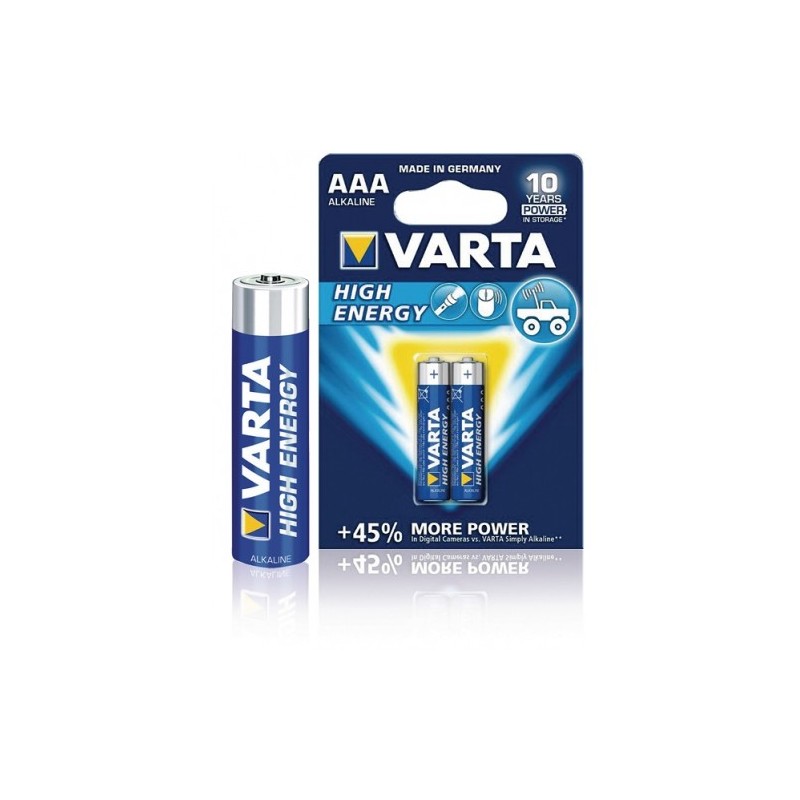 Elementas VARTA ALKALINE LONGLIFE POWER (High Energy) LR03 AAA 2vnt.