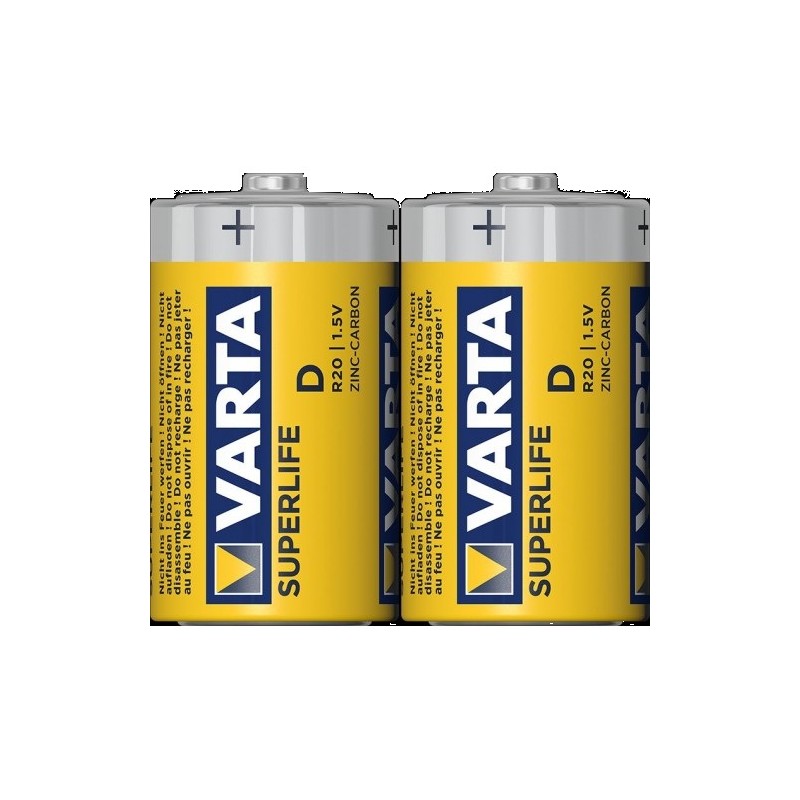 Elementas VARTA SUPERLIFE plėvelėje R14/C 2vnt.