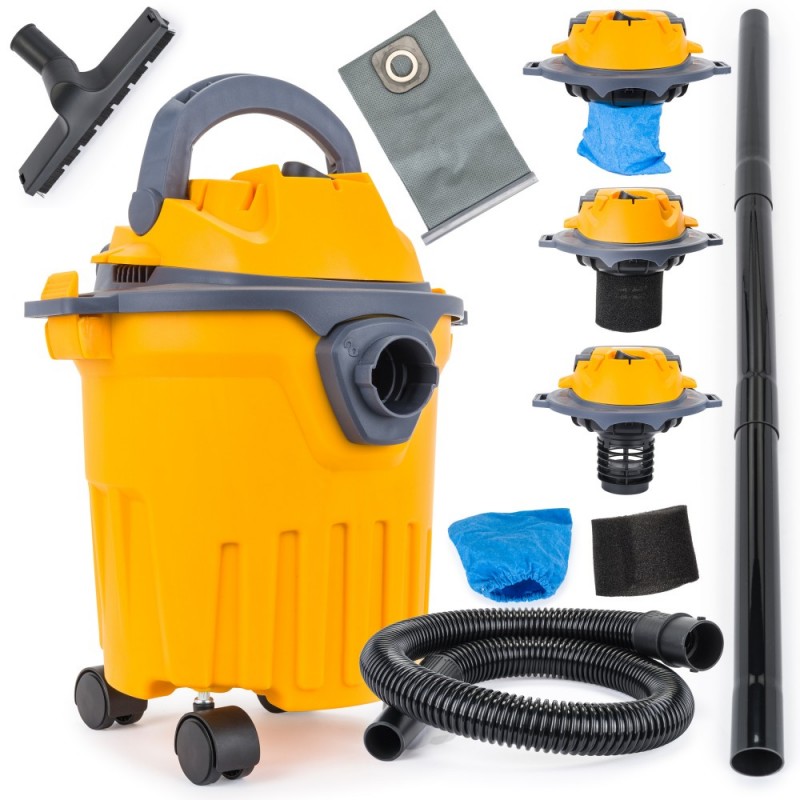 Dulkių siurblys 1400W 17kPa pramoninis sausas/drėgnas PM-OD-12M