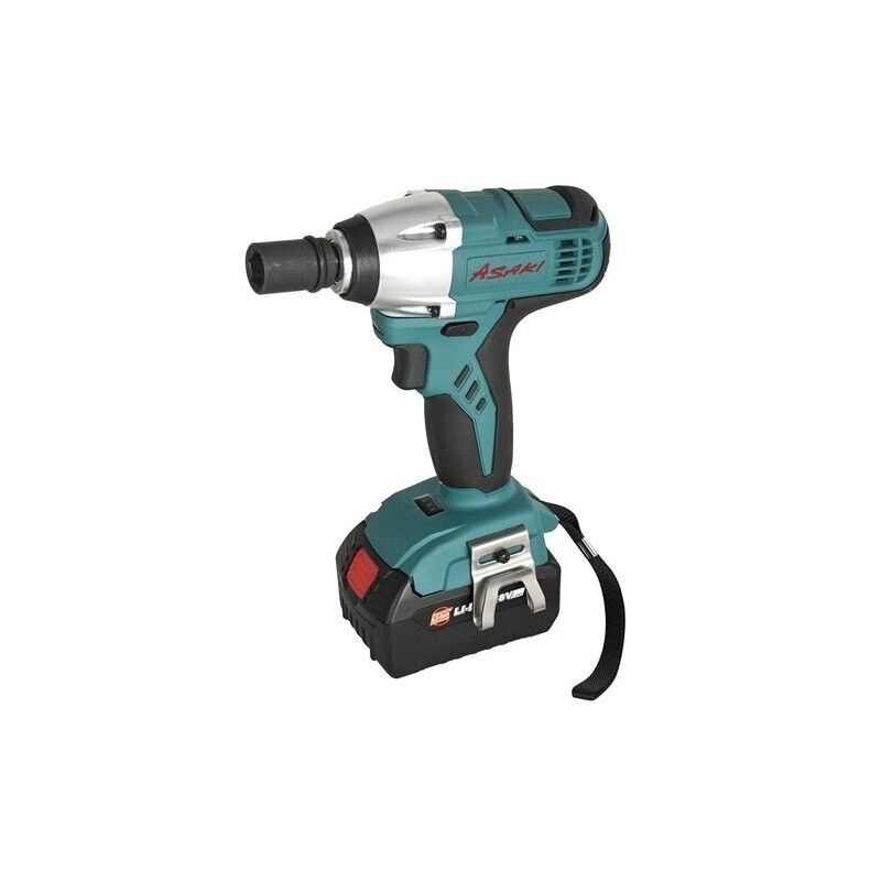 Smūginis veržliasukis, akumuliatorinis 18V/3,0Ah, 320Nm, 1/2" ASAKI