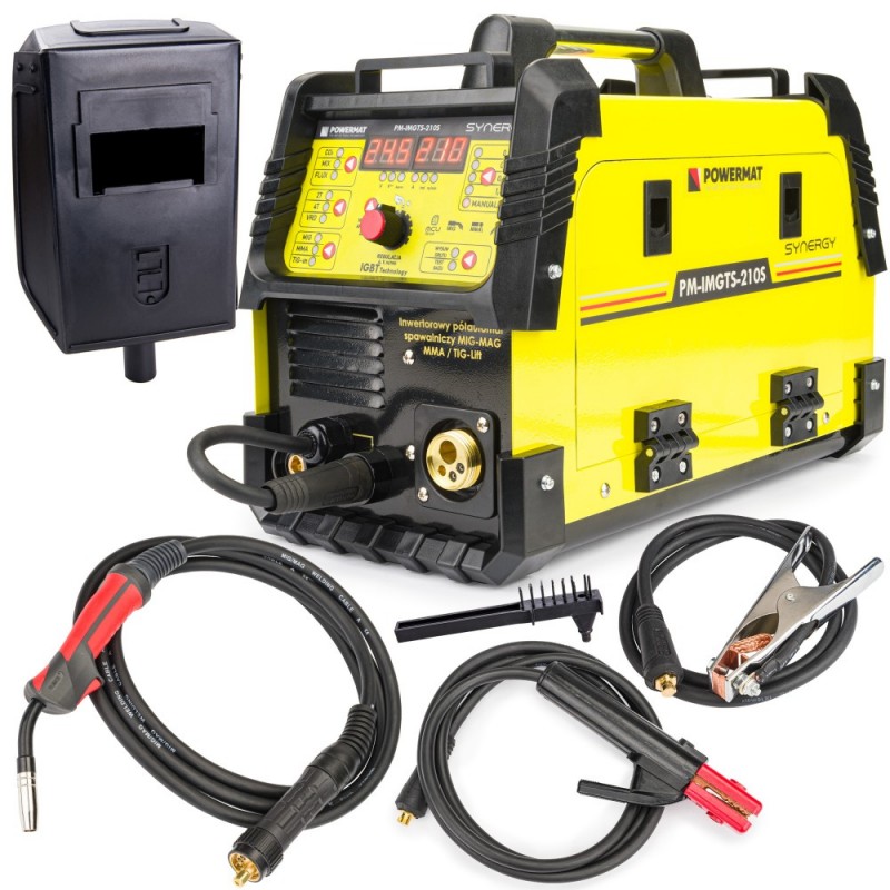 Suvirintojas inventerinis pusiautomatis 210A MIG/MAG/LIFT-TG PM-IMGTS-210S