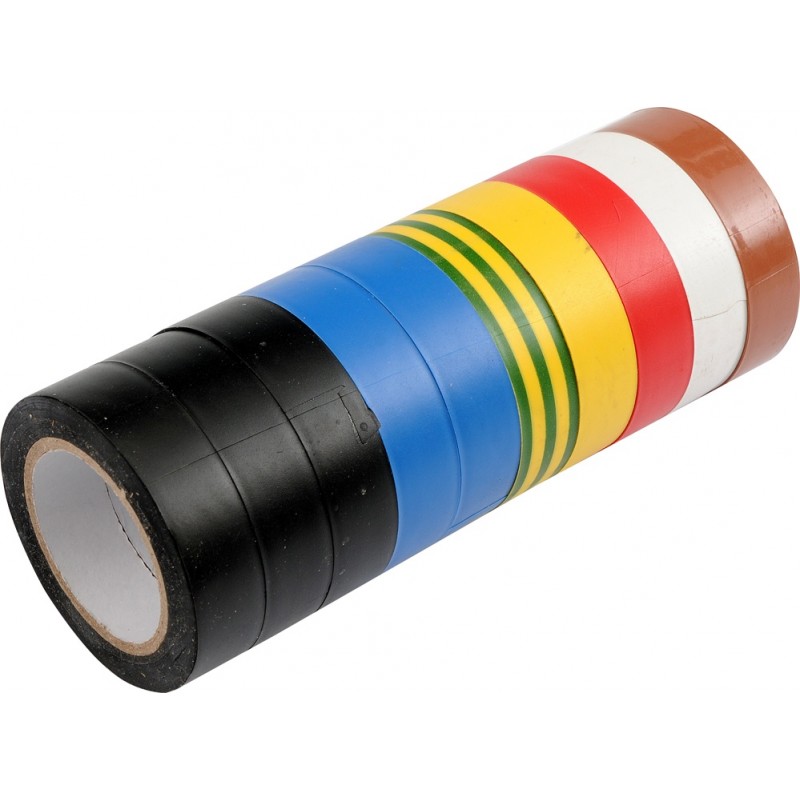 Spalvotos izoliacijos 15mmx10mx0,13mm. rinkinys 10vnt. VOREL Y-75012