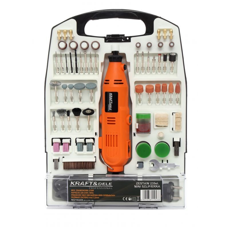 Šlifuoklis MINI su lanksčia žarna 270W KD10245