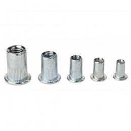 Kniediklis srieginėms kniedėms M3-M8 su 90vnt. kniedžių PM-NIR-86SU