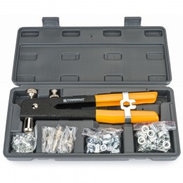 Kniediklis srieginėms kniedėms M3-M8 su 90vnt. kniedžių PM-NIR-86SU