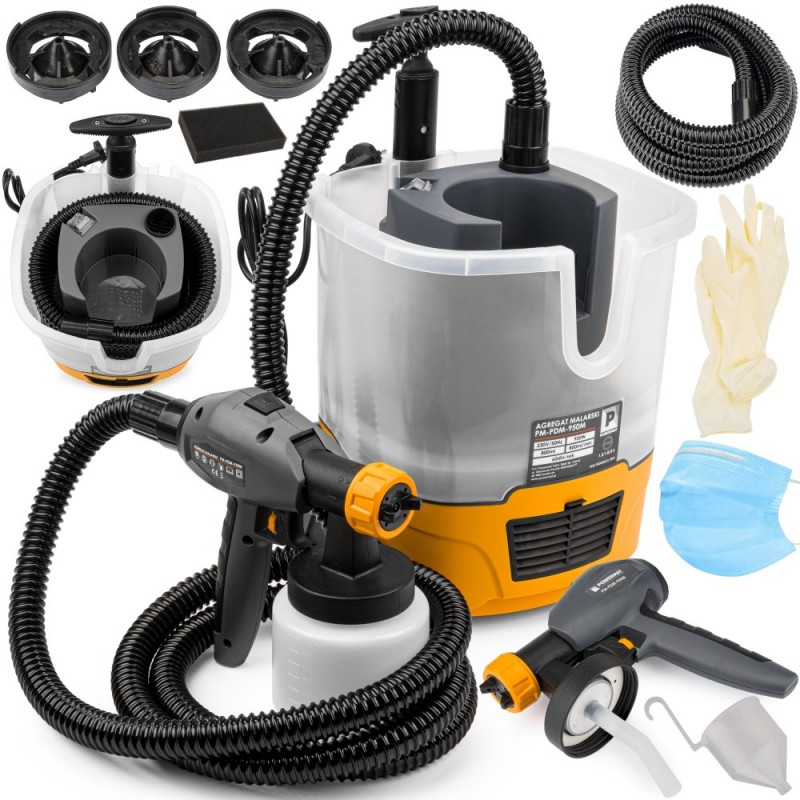 Dažų purkštuvas 950W elektrinis PM-PDM-950M