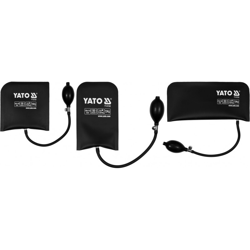 Pagalvėlių 3vnt. rinkinys, pripučiamos YATO YT-67385
