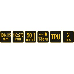 Pagalvėlių 2vnt. pripučiamų rinkinys VOREL Y-39005