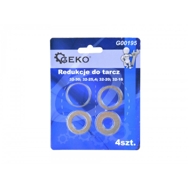Redukciniai žiedai 32/30-25-20-16mm. 4vnt. komplektas G00195