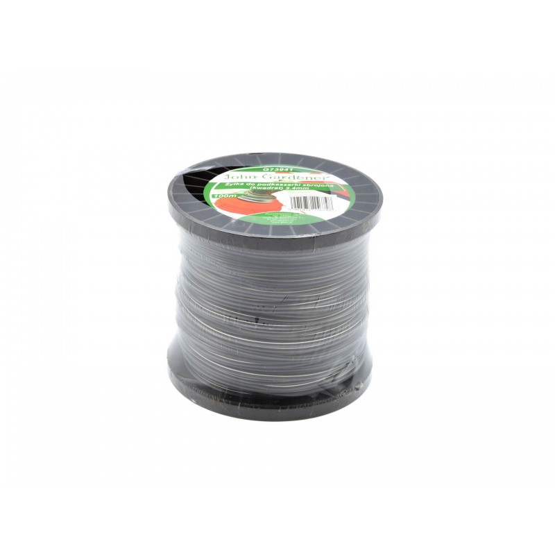 Pjovimo valas 2,4mm. 100m. kvadratas sustiprintas G73941