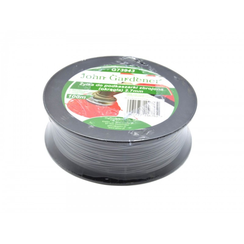 Pjovimo valas 2,7mm. 100m. apvali sustiprintas G73943
